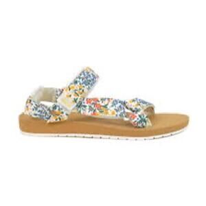 Keds x Rifle Paper Co. Trio Wildwood Snow White Strappy Sandals Women’s Size 9